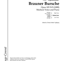 Brauner Bursche Op.103 No. 5
