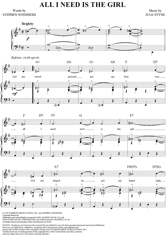 All I Need Is the Girl