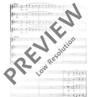 Hallelujah! Behold, Mary has borne us the Savior - Choral Score