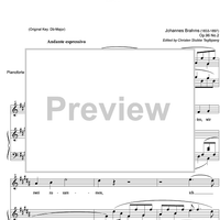 Wir wandelten Op.96 No. 2