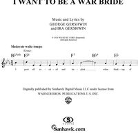 I Want to Be a War Bride