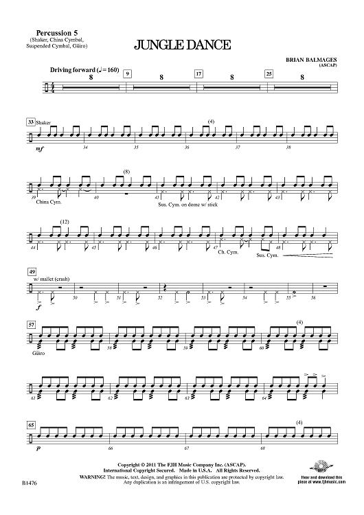 Jungle Dance - Percussion 5