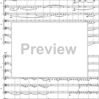 String Octet, Op. 20, Movement 1 - Score