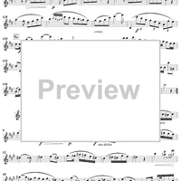 Duet No. 4 from Six Easy Duets, Op. 137 - Flute 1