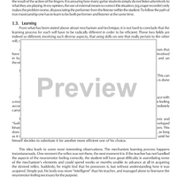 Technique, Mechanism and Learning