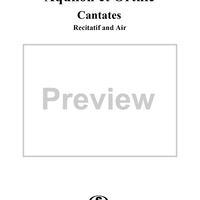 Cantates, Aquilon et Orthie, Recitatif and Air
