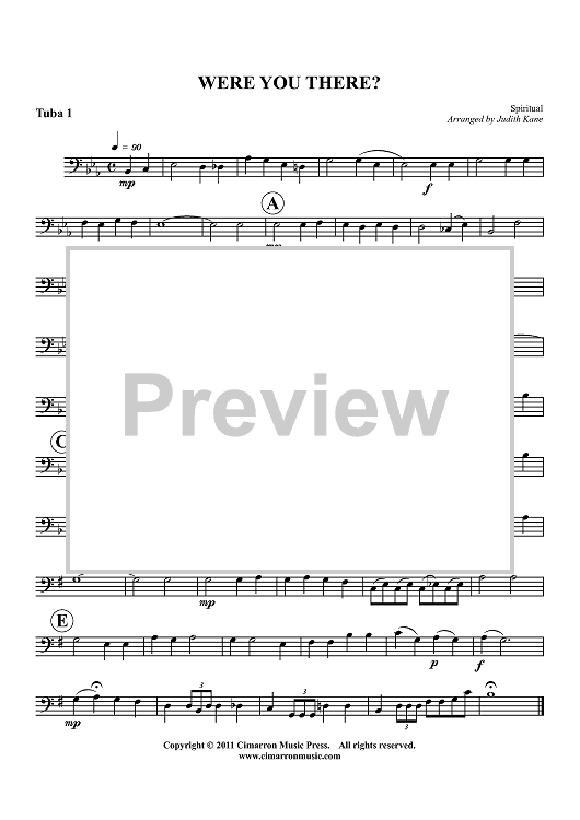 Were You There? - Tuba 1