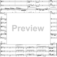 Clavier Concerto No. 5 in F Minor, Movement 1 - Score