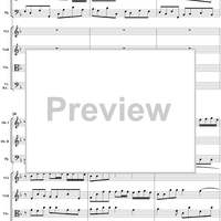 Water Music Suite no. 1 in F major, no. 10: Allegro moderato - Full Score