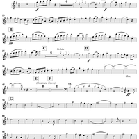 Second Suite in F - Clarinet in B-flat