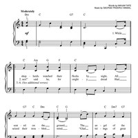 While Shepherds Watched Their Flocks