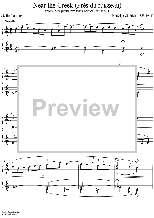 Near the Creek (Prés du ruisseau)