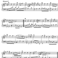 3 Minuets from Clavier-Büchlein for W.F. Bach - BWV 841, 842 and 843