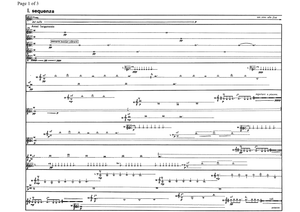 Symphonia Sexta super tenor Aquileiensis (in festo assumptionis) - Score