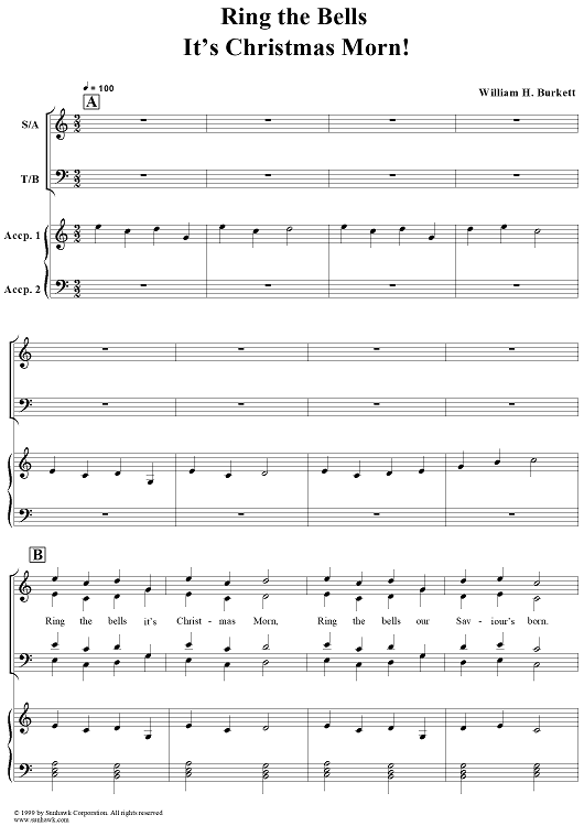 Ring the Bells It's Christmas Morn