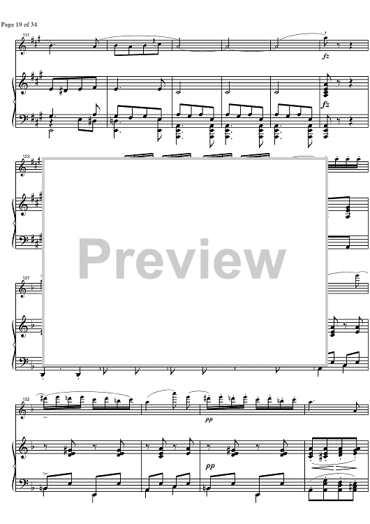 Sonata a minor D821 Arpeggione - Score" Sheet Music for Cello/Piano ...