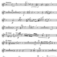 Music for the Royal Fireworks HWV 351 - E-flat Cornet