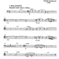 6 canzoni andaluse (6 andalusian songs) - Cello