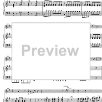 Concerto No. 3 G Major, KV216 - Piano Score