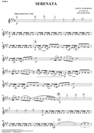 Serenata - Violin 1