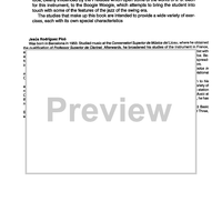 Studies for clarinet, Vol. 3 No.12 - Moto perpetuo - Preface