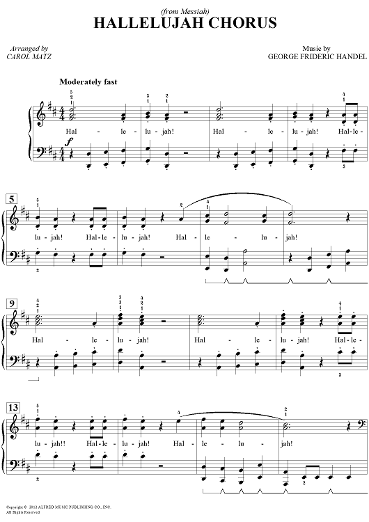 Hallelujah Chorus (from Messiah)