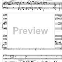 Piano Trio No. 4 E Major KV542 - Score