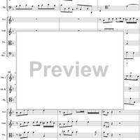 Water Music Suite no. 1 in F major, no. 10: Allegro moderato - Full Score