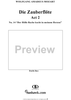 "Der Hölle Rache kocht in meinem Herzen", No. 14 from  "Die Zauberflöte", Act 2 (K620) - Full Score