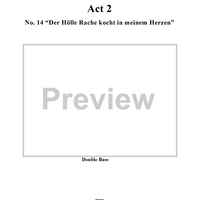 "Der Hölle Rache kocht in meinem Herzen", No. 14 from  "Die Zauberflöte", Act 2 (K620) - Full Score