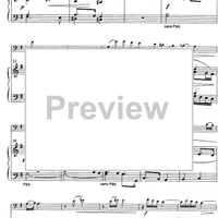 Quatre Morceaux d'Eglise - Score