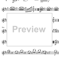 5 Minuets D89 - Violin 1