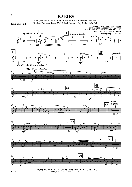 Babies - Bb Trumpet 1