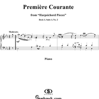 Harpsichord Pieces, Book 1, Suite 3, No. 2: Premiere Courante