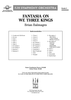 Fantasia On We Three Kings - Score
