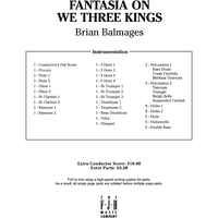 Fantasia On We Three Kings - Score