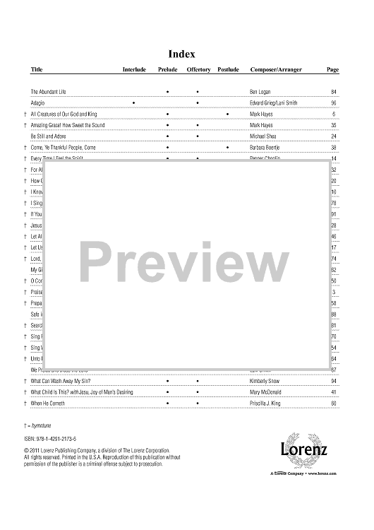 Index - Bonus Material