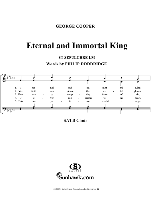 Eternal and Immortal King