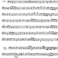 Partita No. 4 - Bass