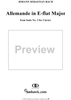 Alternate Allemande to Suite No. 2 for Clavier in E-Flat Major  (BWV 819a)