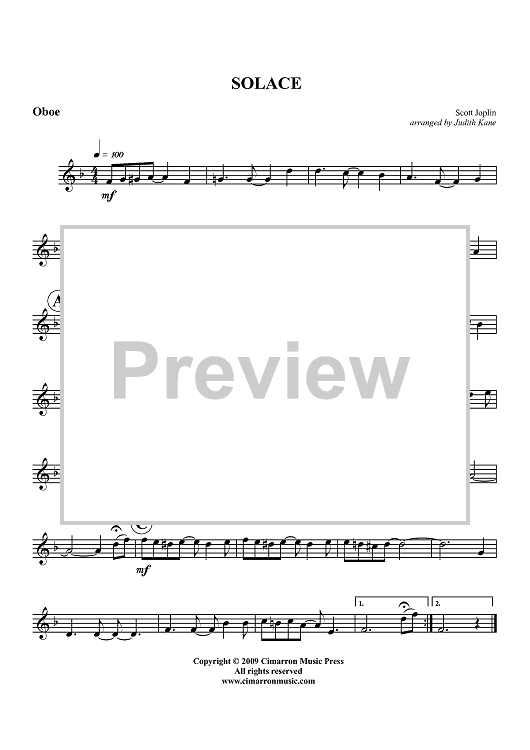 Solace - Oboe