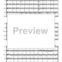 Slavonic Dance NO. 1 In C, Op.46 - Score