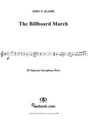 The Billboard March - Soprano Saxophone