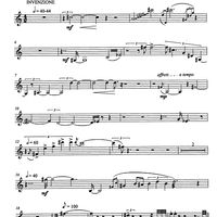 Dove sostano i venti - E-flat Alto Clarinet