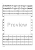 Presto from String Quartet No. 6 - Score