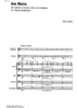 Ave Maria - Score