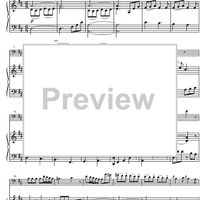 Concerto D Major - Score