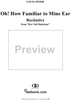 Der Fall of Babylons, WoO63, Part 1, No. 2 - O, wie vertraut sind meinem Ohr diese Schmerzenslaute  (O how familiar to mine ear) recitative