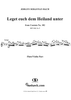 "Leget euch dem Heiland unter", Aria, No. 5 from Cantata No. 182: "Himmelskönig, sei willkommen" - Flute