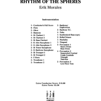 Rhythm of the Spheres - Score Cover